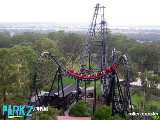 The Demon – a roller-coaster from Australia's Wonderland